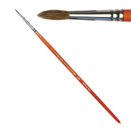 [46519] PENNELLO PUNTA TONDA pelo di bue N.6 LINEA 700 FILA