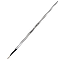 [85407] Pennello setola naturale Graduate tondo lungo n.6 manico lungo Daler Rowney