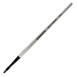 [85440] Pennello sintetico lingua gatto Graduate n.6 manico lungo Daler Rowney