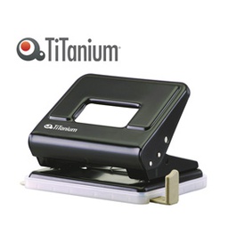 [72785] PERFORATORE 2 fori in metallo nero TiTanium