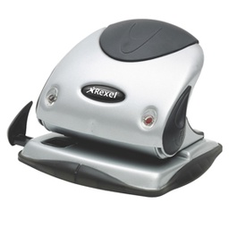 [53161] PERFORATORE 2 FORI PASSO 8 MAX 25fg P225 REXEL ARGENTO/NERO