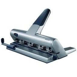 [48551] PERFORATORE 4 FORI VARIABILI PASSO 6-8 MAX 30FG AKTO ARGENTO LEITZ