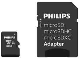 [PHILSDMA128GBX] PHILIPS MICRO SDXC CARD 128GB CLASS 10 INCL. ADAPTER
