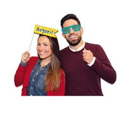 [85945] Photo Booth Buon Compleanno 8 fantasie Big Party