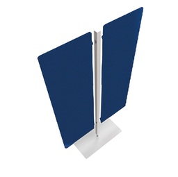 [89666] Piantana a 2 pannelli Moody Blu H140