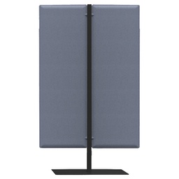 [89668] Piantana a 2 pannelli Moody Grigio H160