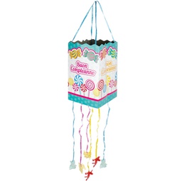 [89099] Pignatta Buon Compleanno Candy 20x33x20cm Big Party