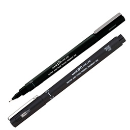 [85910] Pin fineliner nero punta 0.2mm Uni Mitsubishi