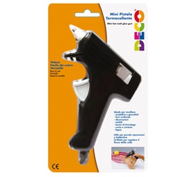 [82569] Pistola mini per colla a caldo 20W incl. 2 stick DECO