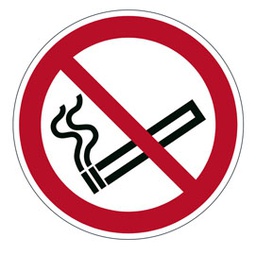 [83505] Pittogramma adesivo da terra ''Vietato Fumare'' D 43cm 1728 Durable