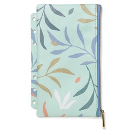 [94933] Pochette c/zip per organiser A5 e Personal Botanical menta Filofax