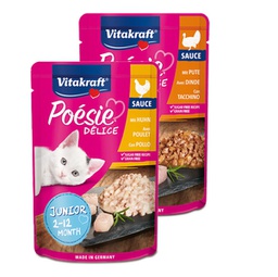 [92043] PoE'sie DE'liSauce per gatti gusto pollo junior 85 gr