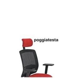 [82961] Poggiatesta Rosso per seduta Molly A