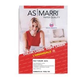 [28799] Poliestere trasparente adesivo laser A4 0,07mm 100Fg PAC T COLOR 0672 ASMarri