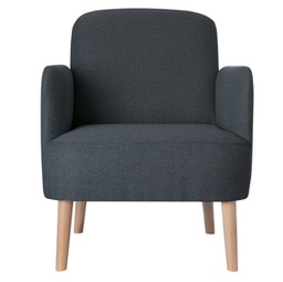 [92376] Poltrona Brooks grigio antracite Paperflow