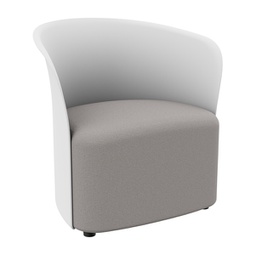 [92373] Poltrona Crown bianco Paperflow