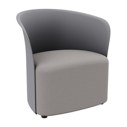 [92372] Poltrona Crown grigio Paperflow