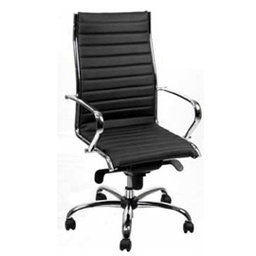 [60902] POLTRONA DIREZIONALE Pollux New PNP NERO in pelle braccioli inclusi