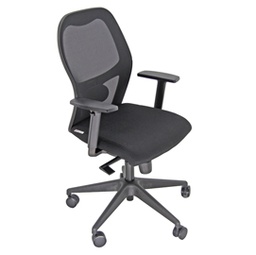 [86768] Seduta operativa Hubble Pro Memory con braccioli regolabili nero