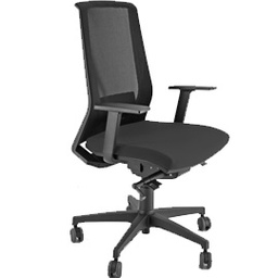 [76648] POLTRONA SEMIDIREZIONALE Light NERO