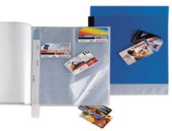 [25909] PORTA BIGLIETTI DA VISITA ASSO CARD 21X29.7CM (A4