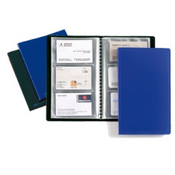 [71928] PORTABIGLIETTI VISITA 20 BUSTE A 3 TASCHE 12,5X20,5CM BLU FAVORIT