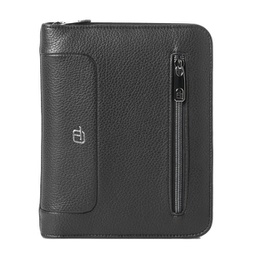 [96400] Portablocco A5 Gate Trended ecopelle dim. 19x23cm nero InTempo