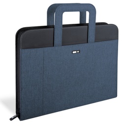 [89104] Portablocco con anelli 28,5x36cm blu bicolore City Time