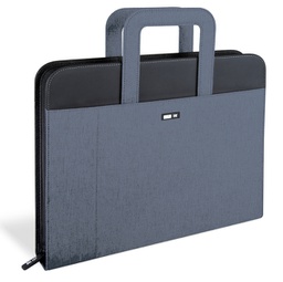 [89105] Portablocco con anelli 28,5x36cm grigio bicolore City Time