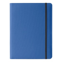 [96407] Portablocco Meet c/elastico dim. 31x25x1,4cm blu InTempo