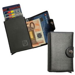 [86265] Portacard Wally Carbon 6x9,5cm Grigio Alplast