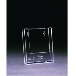 [50844] PORTA DEPLIANT A5 DA PARETE TRASPARENTE