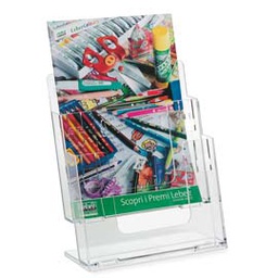 [57753] PORTADEPLIANT COMPONIBILI 2 TASCHE A5 DA BANCO E PARETE ART.5031
