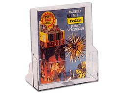 [37866] PORTADEPLIANT IN PLASTICA TRASPARENTE 23X25,5X3CM ART.5021