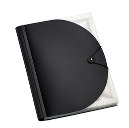 [94510] Portadocumenti a soffietto in PP nero A4 13 tasche Plastidea