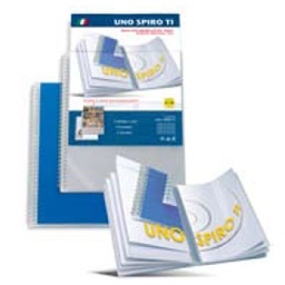[53965] Portalistini Uno Spiro TI 22x30cm 50buste c/spirale personaliz.Sei Rota