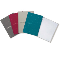 [82394] PORTALISTINO MATRIX 22X30CM 40BUSTE ROSSO PORPORA FAVORIT
