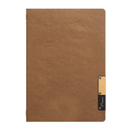 [90147] Porta MenU' A4-24,5x34cm Marrone Nature con 1 INSERTO DOPPIO