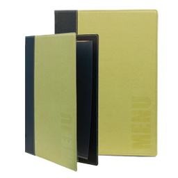 [71602] PORTA MENU' A5-18x25cm VERDE TRENDY con 1 INSERTO DOPPIO