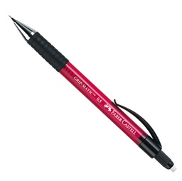 [83356] PORTAMINE 0,5MM GRIP MATIC Fusto rosso FABER CASTELL