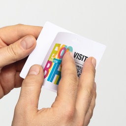 [90053] Portanome 97x86mm su A4 - conf.100fg Durable