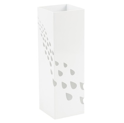 [94044] Portaombrelli in metallo verniciato fantasia gocce bianco