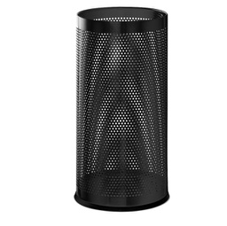 [95504] Portaombrelli nero H 48cm in metallo traforato