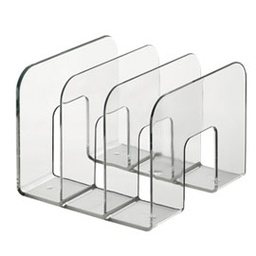 [75083] PORTARIVISTE A 3 SCOMPARTI TRASPARENTE Trend DURABLE