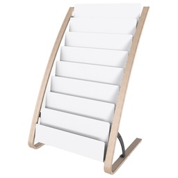 [91242] Portariviste da terra dim. 58x50x93cm - 8X2 tasche ALBA