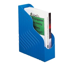 [30612] Portariviste MAGAZINE RACK JUMBO 25x32cm dorso 10cm blu REXEL