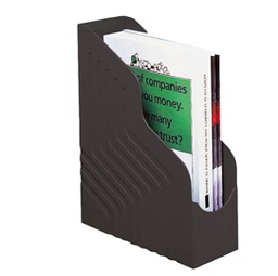 [30613] Portariviste MAGAZINE RACK JUMBO 25x32cm dorso 10cm nero REXEL