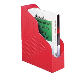 [30614] Portariviste MAGAZINE RACK JUMBO 25x32cm dorso 10cm rosso REXEL