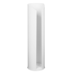 [98372] Portarotolo carta igienica in acciaio inox verniciato bianco Laminart