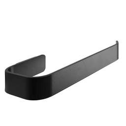 [98377] Porta rotolo in acciaio inox verniciato nero Laminart